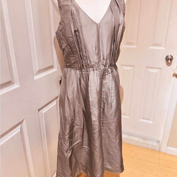 Banana Republic Shimmering Gray Mini Dress - Picture 2 of 11